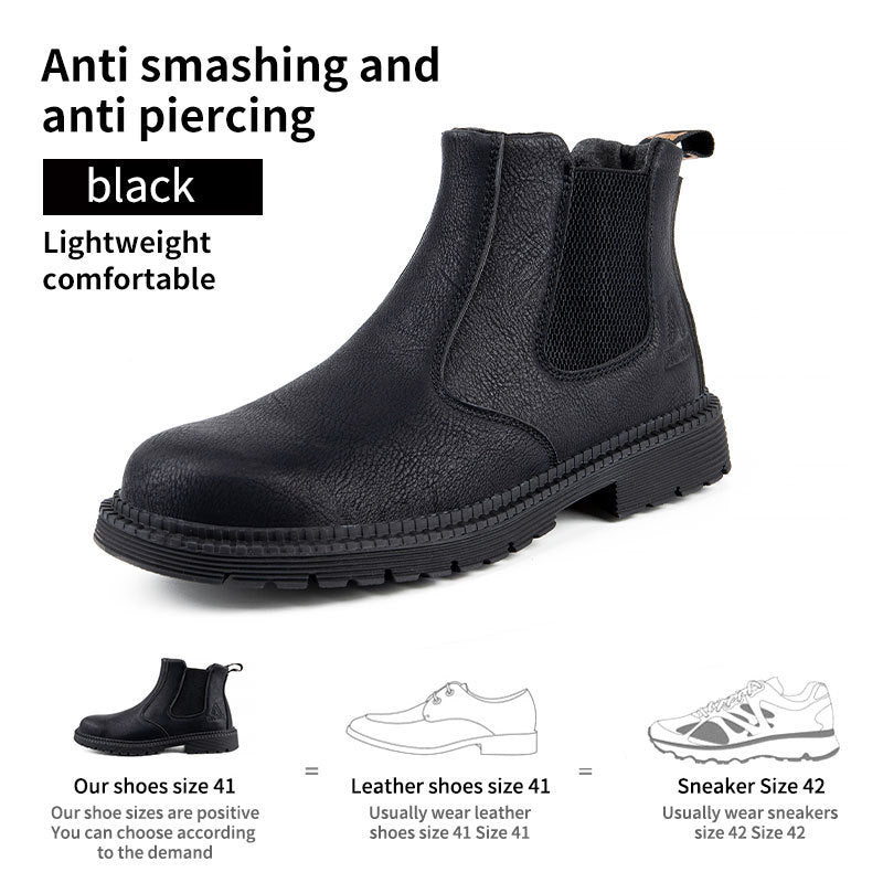 Non-slip, water-proof, oil-resistant and safety work safety shoes