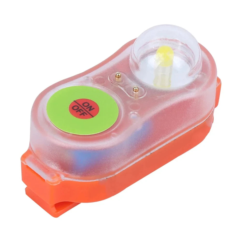 LED Seawater Activated Life Jacket Light Self Lighting Safety Vest Accessory Waterproof Plastic for Adult Child Survival Gear