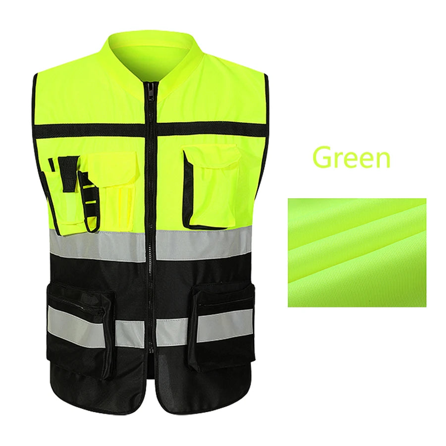 Night Walking Highlight Vests Outdoor Adjustable Safety Vest Lightweight Biking Safety Straps Waterproof Running Gear