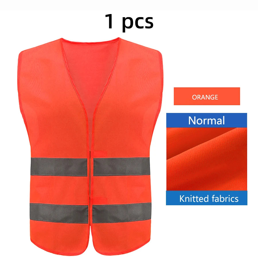 Safety High Visibility Reflective Vest Night Cycling Lightweight Adjustable For Vest Gear For Night Jogging Biking Runing